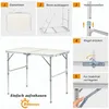 LEADZM 90 x 60 x 70 cm Alu Campingtisch Klapptisch mit Produktbild-Vorschau 4
