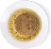 A top-down view of cat food in a white bowl. Náhľad obrázku produktu