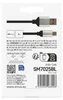Nabíjecí a datový kabel USB-A 2.0 / USB-C 2.0, 1 m, černý Náhled obrázku produktu