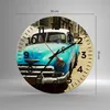 Wanduhr - Rund - Glasuhr - Auto Klassiker Kuba Havanna - Produktbild-Vorschau 3