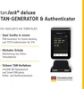 ReinerSCT tanJack deluxe - TAN-Generator - Schwarz Produktbild-Vorschau 8