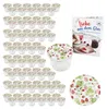 100 pots en verre de 230 ml, fraise des bois, couvercle Voir les images du produit 2