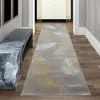 Designer Teppich mit Palmenzweigen in grau Größe - 80 x 300 Produktbild-Vorschau 1