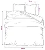 vidaXL Ensemble de literie Gris 220x240 cm coton Voir les images du produit 6