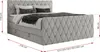 MKS MEBLE Boxspringbett 120 x 200 cm mit Bettkasten, Bett Produktbild-Vorschau 7