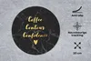 MuchoWow® Mauspad Mousepad Zitat - Kaffee - Gold - Marmor Produktbild-Vorschau 2