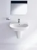 DURAVIT D-Code Waschtisch, ohne Spezialglasur, Hahnloch: Produktbild-Vorschau 3