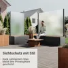 Gartenbank Truhebank Windschutz  Capri Light | Wind- und Produktbild-Vorschau 3