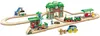 Set di trenino in legno retrò Hape, con stazione, Anteprima dell’immagine prodotto 2