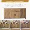 Merax Sideboard mit 4 Türen und 1 Schublade, Produktbild-Vorschau 9