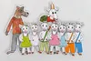 O Kůzlátkách - Rozprávka do divadla - 9 bábok Náhľad obrázku produktu 6