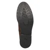 The sole of a brown leather boot is shown against a white background. Produktbild-Vorschau