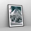 Gerahmtes Poster - Schwarzer Rahmen - Dunkel Himmel Berg - Produktbild-Vorschau 8