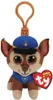 TY - Paw Patrol Plüschanhänger (8,5cm) Chase Produktbild-Vorschau 1