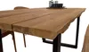 Gartentisch Outdoor massiv Teakholz 180 x 90 U-Gestell Produktbild-Vorschau 4