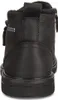 The back view of a black leather boot. Produktbild-Vorschau