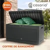 CASARIA Coffre de Rangement Anthracite 310L Voir les images du produit 2