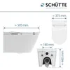 SCHÜTTE Dusch WC CESARI PREMIUM, spülrandlos, Toilette mit Produktbild-Vorschau 9