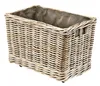 Kobolo Kaminholzwagen für Kaminholz mit Rollen Rattan - Produktbild-Vorschau 1
