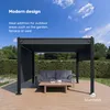 Blumfeldt Pantheon Cortina altánok 3x3 m - hliníkový rám, Náhľad obrázku produktu 1