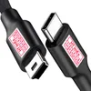 USB-C 2.0 Adapterkabel, Mini-B, schwarz, 1m Nylon Produktbild-Vorschau 1