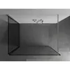 Mexen Kioto Walk-in Duschwand 110 x 90 cm, schwarzes Produktbild-Vorschau 4