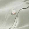 Lot de 4 boutons-fleurs en forme de rose blanche, élégants Voir les images du produit 5