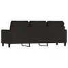 vidaXL 3-Sitzer-Sofa Schwarz 180 cm Samt Produktbild-Vorschau 5