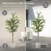 ML-Design umelý olivovník 180 cm, umelá rastlina s kmeňom z Náhľad obrázku produktu 5