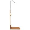 vidaXL Gartendusche 75x75x210 cm Massivholz Teak Produktbild-Vorschau 4