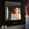 Spiegelschrank mit LED Beleuchtung - Emily 66.5x72 cm - LED Produktbild-Vorschau 1