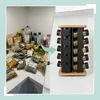 Relaxdays Gewürzkarussell, 8 Gläser, 360° drehbarer Produktbild-Vorschau 6