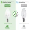LUMILED LED Lampe 6 Stück Set E14 Kerzenlampe B35 10W Produktbild-Vorschau 6