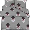 vidaXL Bettwäsche-Set Grau 220x240 cm Baumwolle Produktbild-Vorschau 1