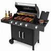 Grill gazowy ogrodowy 13 kW BERGMANN 5 palników stal Podgląd zdjęcia produktu 4