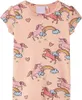 vidaXL Kinderpyjama mit Kurzen Ärmeln Hellorange 128 Produktbild-Vorschau 1