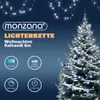 Monzana LED Lichterkette Outdoor 100 LEDs Blau Batterie Produktbild-Vorschau 3
