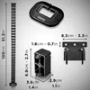 Duronic CM1DM BK Kabelkanal | Kabelführung Schreitisch | Produktbild-Vorschau 6