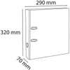 EXACOMPTA PVC Ordner Premium DIN A4 70 mm flieder Produktbild-Vorschau 6