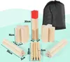 TolleTour Kubb Wikingerspiel Wurfspiel Holz Spiel 21 Produktbild-Vorschau 2