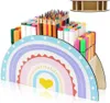 Stiftehalter Schreibtisch Organizer Holz Stiftebox Kinder Produktbild-Vorschau 1