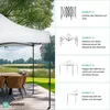 VONROC Pavillon 3x3m wasserdicht stabil - Partyzelt EasyUp Produktbild-Vorschau 6