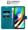 Kryt Cadorabo pre Motorola MOTO G9 PLUS vo FLORAL BLUE Náhľad obrázku produktu 2