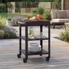 Outdoor Servierwagen 'Bolognano' Stahl 81 x 50 x 50 cm Produktbild-Vorschau 1