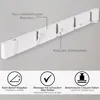 ONVAYA® Garderobenhaken | Weiß | Wandgarderobe in modernem Produktbild-Vorschau 3