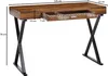 Scrivania 120x55x78 cm in legno massiccio di sheesham / Anteprima dell’immagine prodotto 4