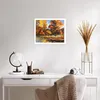 Poster - Poster ohne Rahmen - Park Herbst Wasser - 50x40 cm Produktbild-Vorschau 5