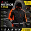 URGENT Y-8368 Winterjacke Arbeitsjacke Schwarz Orange Größe Produktbild-Vorschau 5