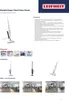 A collage of product images and lifestyle shots for a Leifheit steam cleaner, showing the product itself, its accessories, and people using it in a home environment. Anteprima dell’immagine prodotto