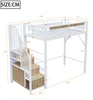 Flieks Etagenbett 90x200cm mit Treppe, Hochbett mit Schrank Produktbild-Vorschau 7
